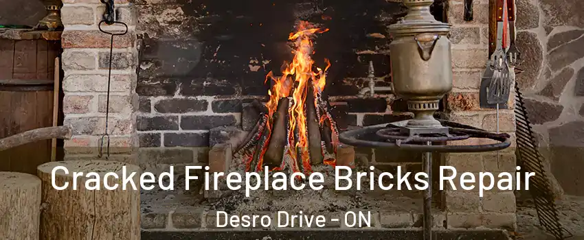  Cracked Fireplace Bricks Repair Desro Drive - ON