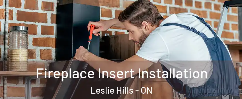  Fireplace Insert Installation Leslie Hills - ON