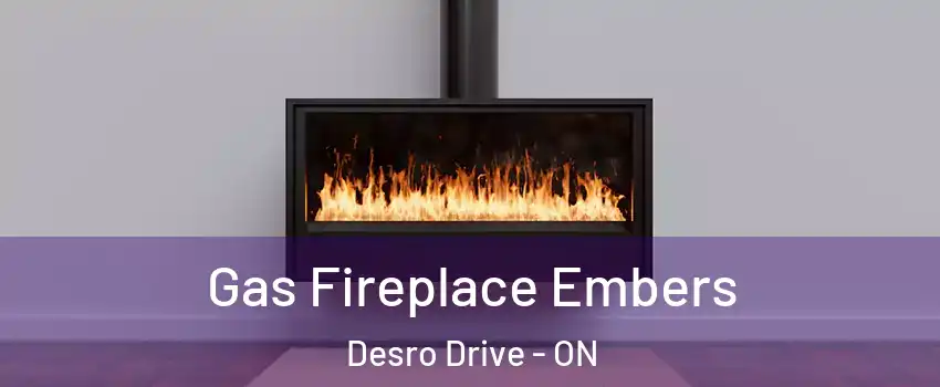 Gas Fireplace Embers Desro Drive - ON