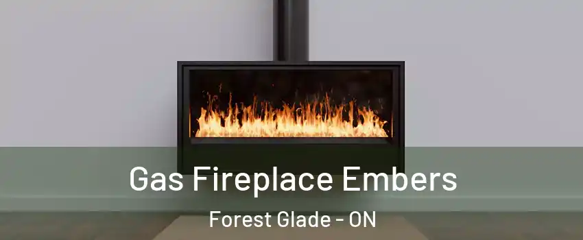Gas Fireplace Embers Forest Glade - ON