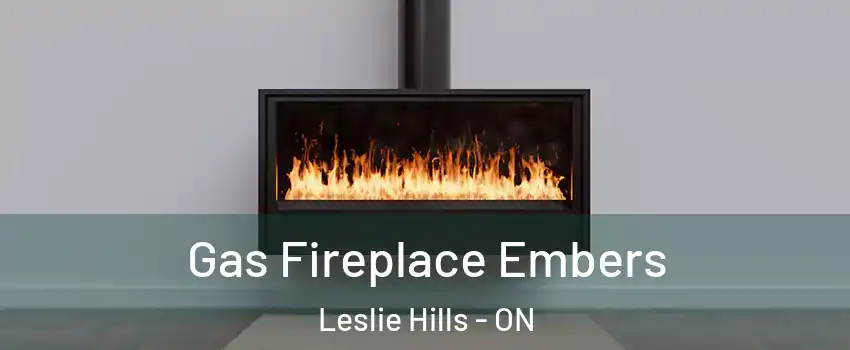 Gas Fireplace Embers Leslie Hills - ON