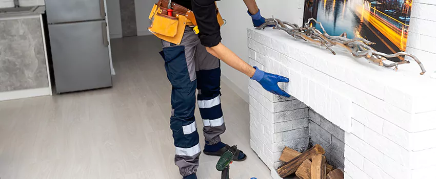 Outdoor Fireplace Restoration in Windsor, Ontario