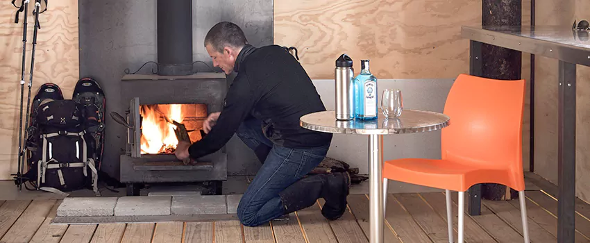 Open Hearth Wood Fireplace Installation in Windsor, ON