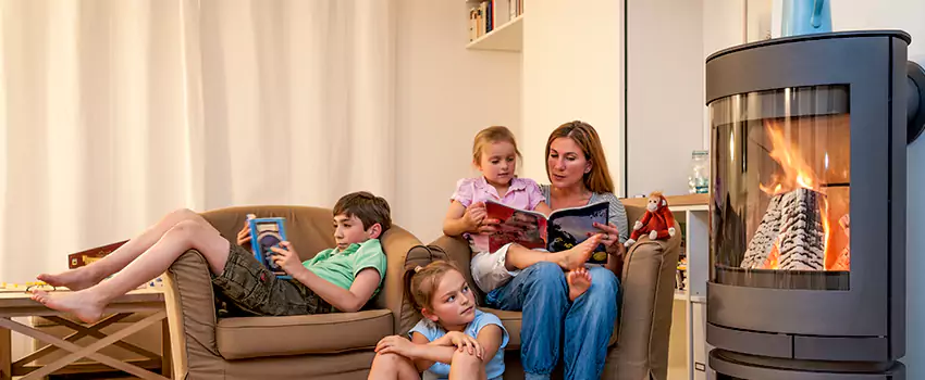 Outdoor Morso Fireplace Broken Screen Replacement in Windsor, Ontario