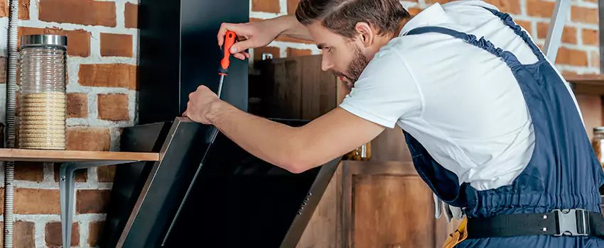 Old Rusted Metal Fireplace Repair And Replacement in Windsor, ON