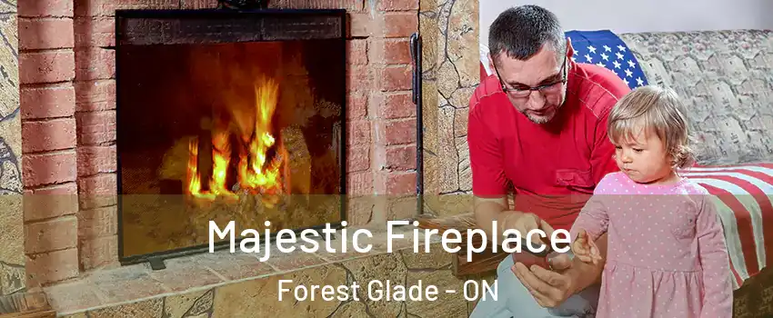  Majestic Fireplace Forest Glade - ON