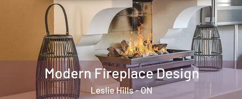  Modern Fireplace Design Leslie Hills - ON