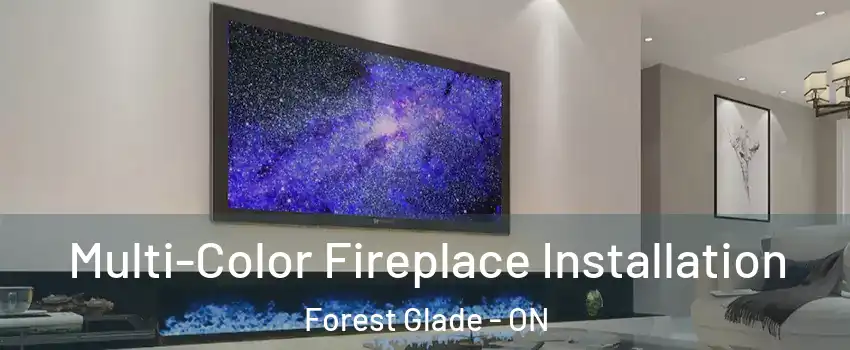  Multi-Color Fireplace Installation Forest Glade - ON
