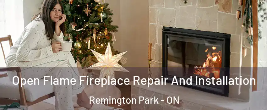 Open Flame Fireplace Repair And Installation Remington Park - ON